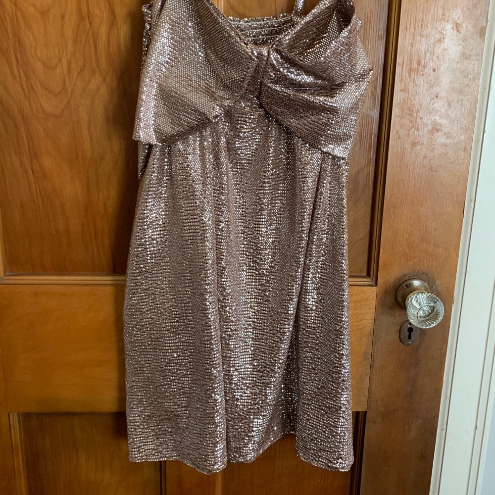 Show me your mumu bow mini dress